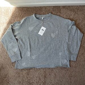 Splendid NWT Heart Crewneck and Jogger Set